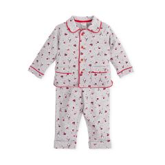 Pijama Craciun In Bumbac Imprimat Copii si Bebelusi