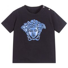 T-shirt Albastru Versace pentru Baieti